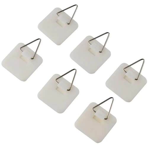 10/60Pcs Invisible Adhesive Plate Hanger Sticky Photo Frame