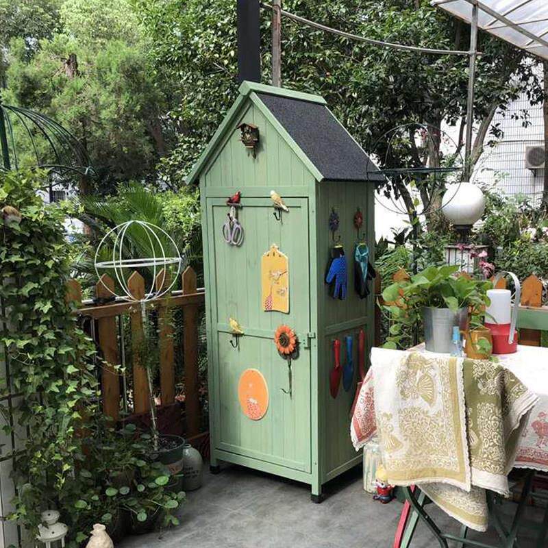 户外收纳柜庭院活动房花园工具箱储物房防水防晒室外阳台储物柜子