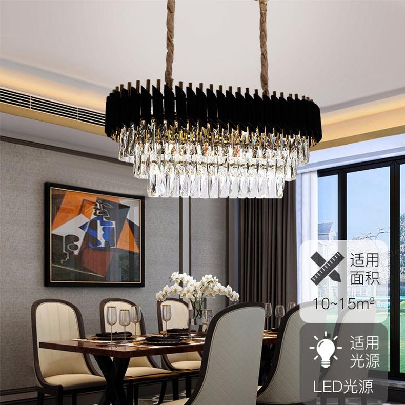 古镇设计轻奢铁艺水晶吊928豪高客厅档灯家灯用卧室华餐厅灯