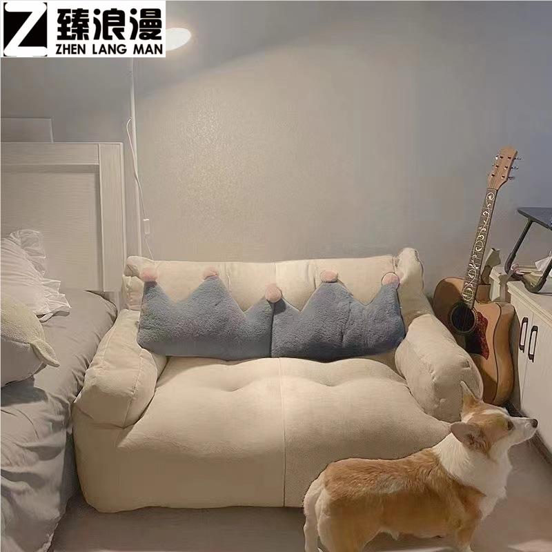 懒人沙发客厅2024新款女生可爱卧室榻榻米双人卧室休闲小沙发女小