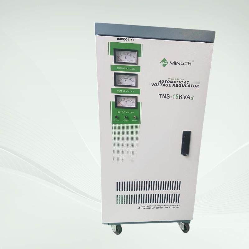 鸣川稳压器220V-415V三相调压交流电脑稳压电源控制柜智能稳压