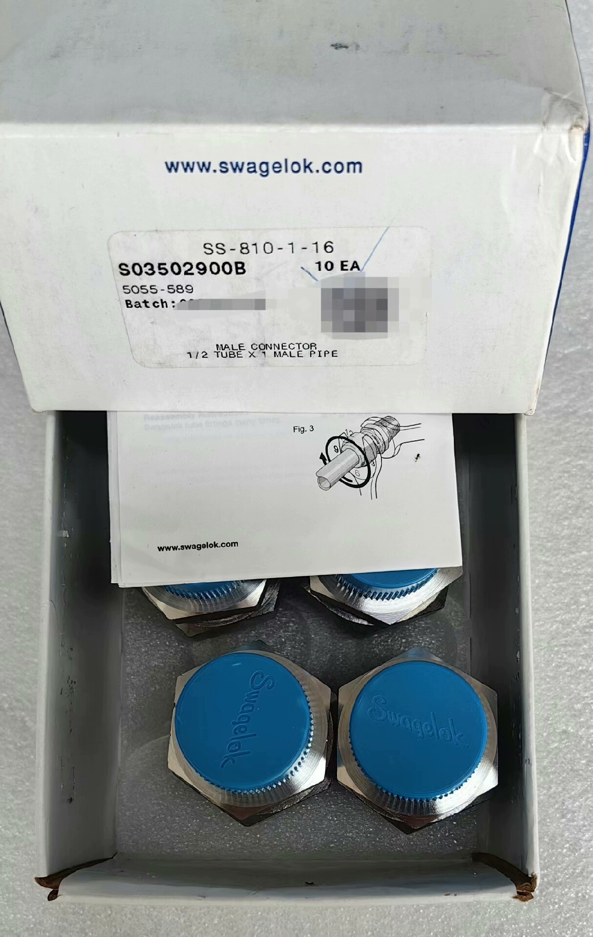 世伟洛克Swagelok   SS-810-1-16  全新