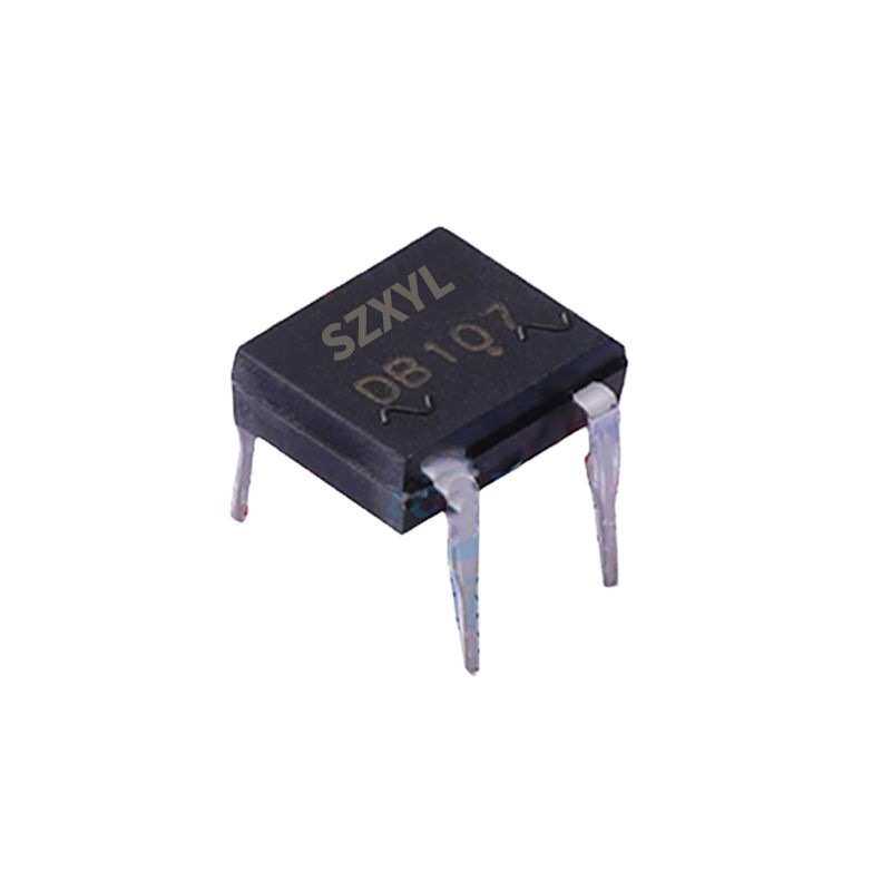 工厂DB107二极管SEP直插4脚1A1000V桥堆整流桥堆单相整流器