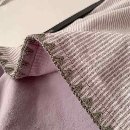 2024新5款纯棉被单件秋冬AL101884季0A类简约单人10x200x23水洗套