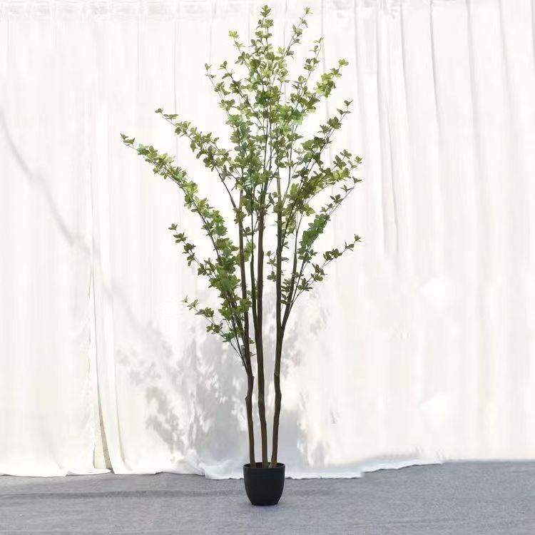 仿真吊钟树绿植醉木轻奢客大厅型盆室内假植物落栽地马摆件209仿
