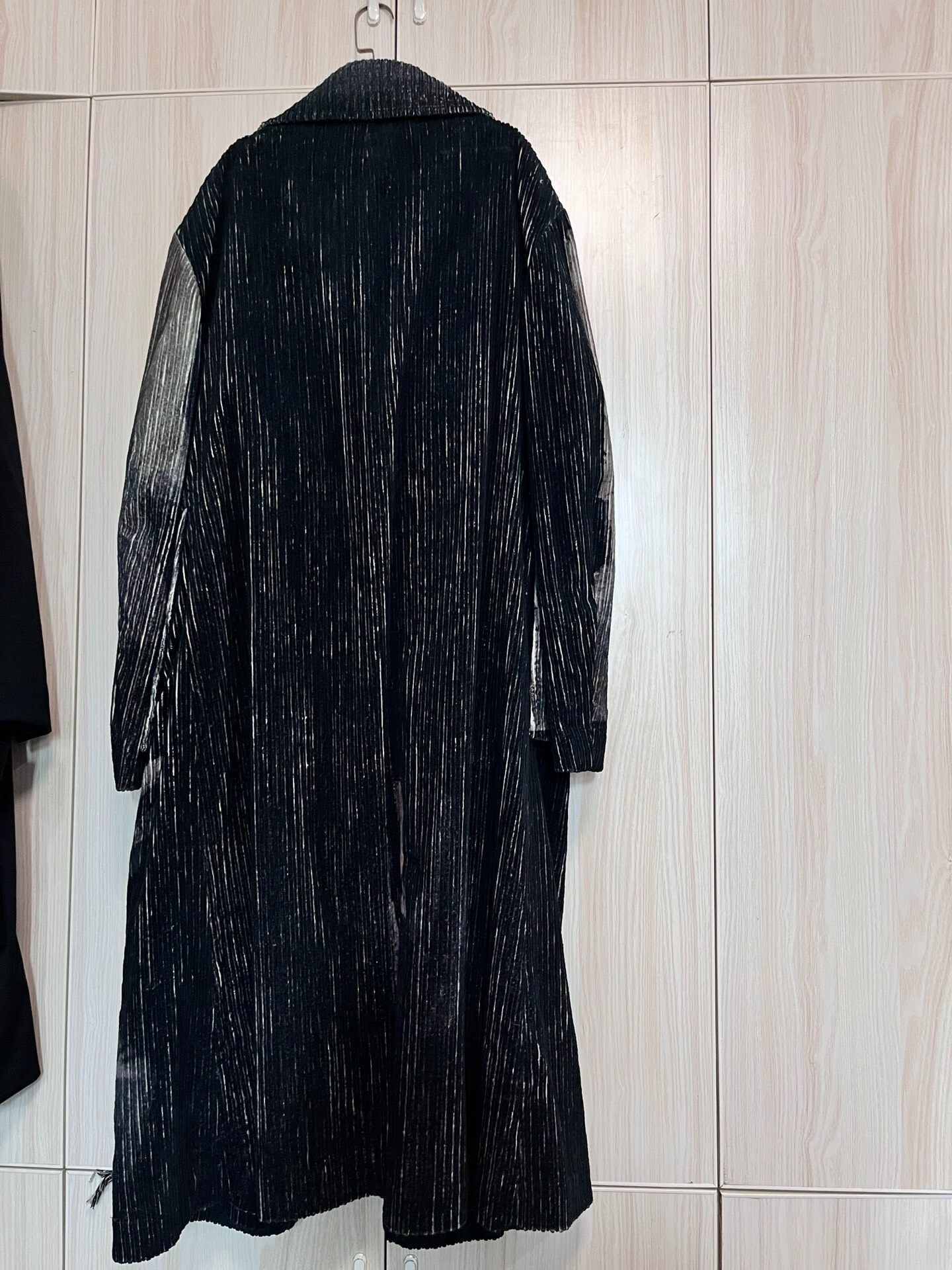 Yohji Yamamoto 22AW Corduroy Coat — detail