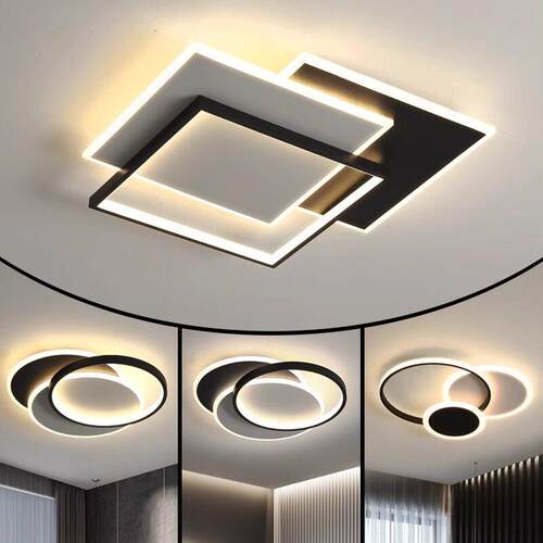 卧室灯2024年新款主卧房间现代简约轻奢吸顶灯家用创意LED灯具