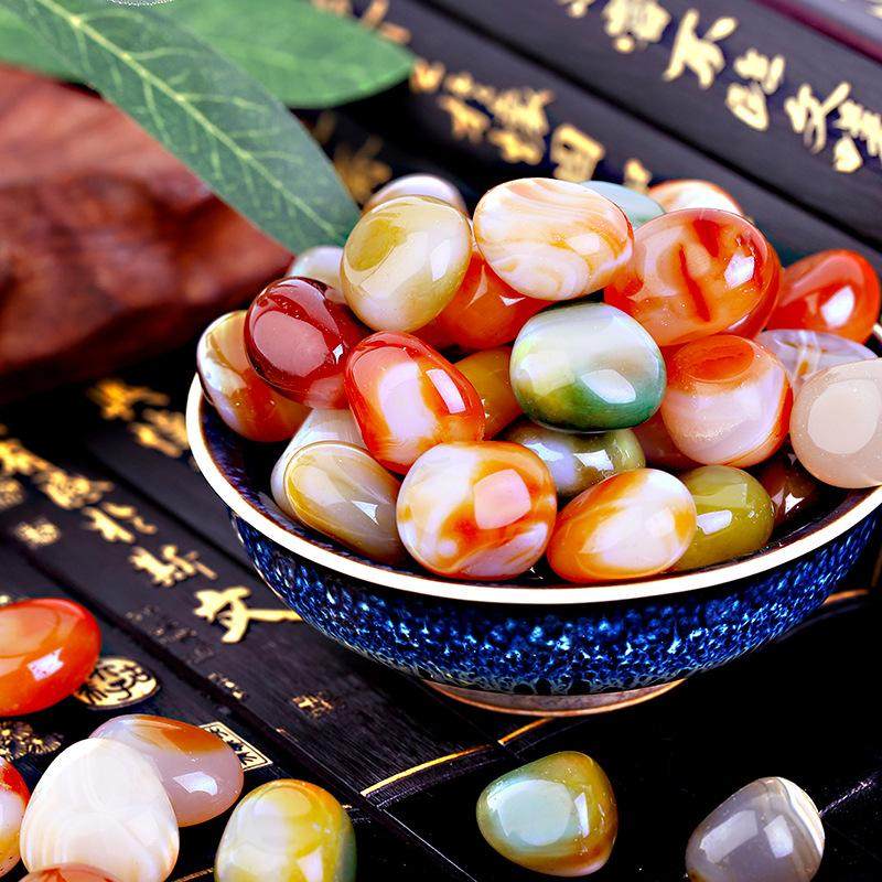 扁珠鱼缸装饰造景玻璃瓶鹅卵石雨花石阳台彩色小石子水培五彩石头,基础建材,粗沙,淘宝优惠券,粉丝福利购,淘宝优惠卷