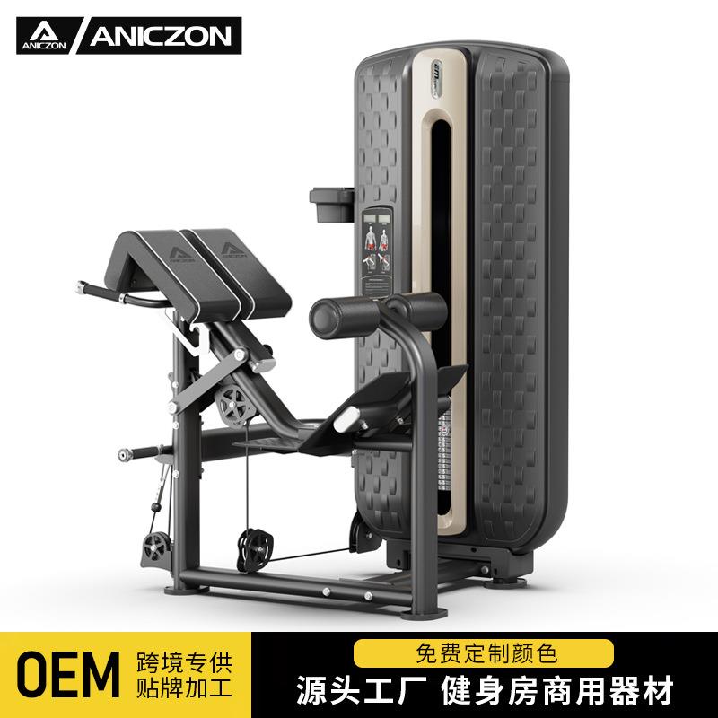 背部伸展训练器健身房商用背部后压伸展背肌训练器坐式背部伸展机