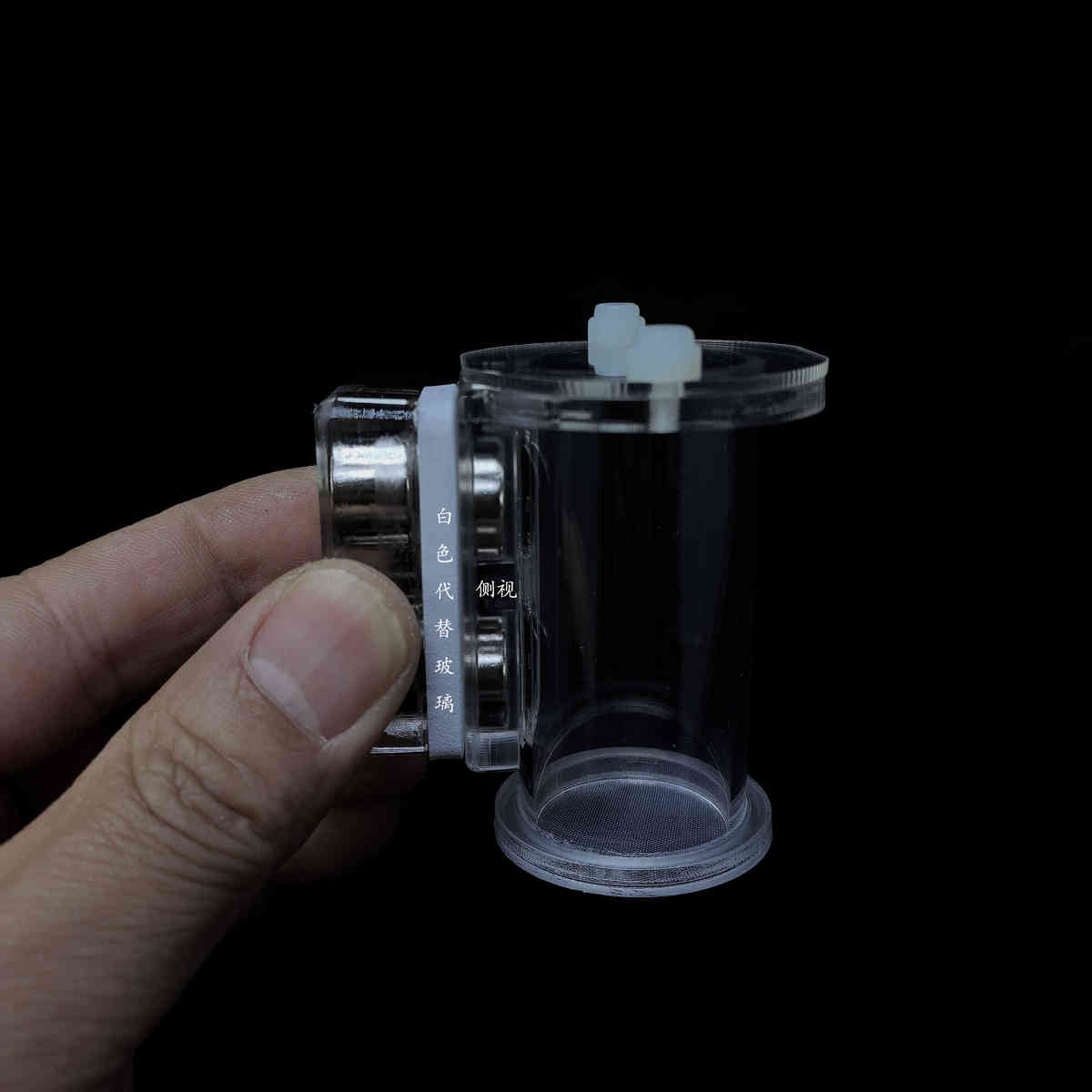 水下丰年虾喂食器 鱼虫喂食圈海缸青蛙吸鳅 强磁吸附底息鱼专用