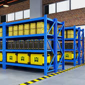 仓储仓库货架置物架多层货物架重型货架铁架子厂家批发400KG