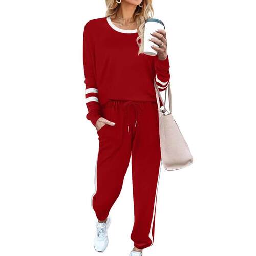 Sweatsuit Women 2 Outfits Womens Crewneck Sweatshirts