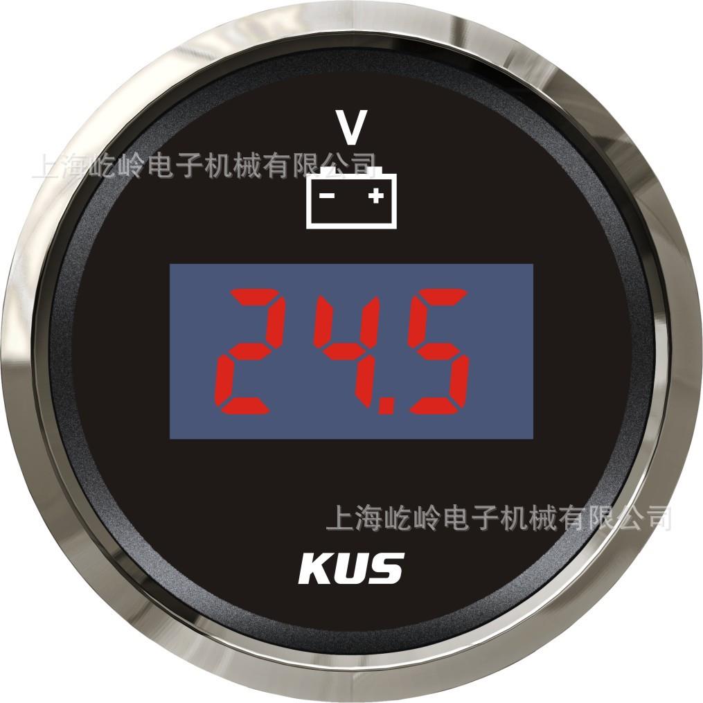 数显数字电压表12V/24V船用车用白色/黑色