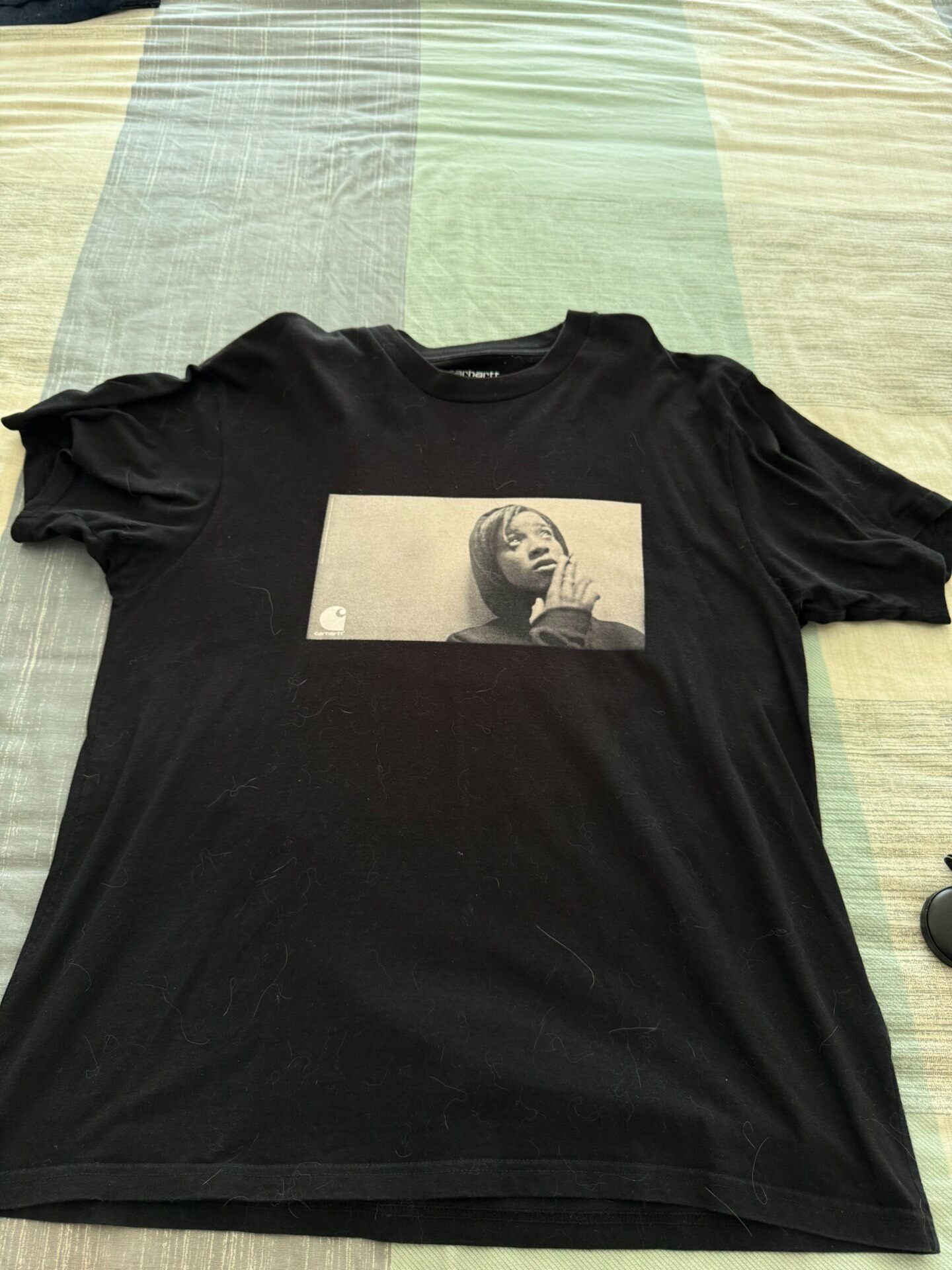 rhartt WIP SS23 短袖T恤 黑色 图案印花