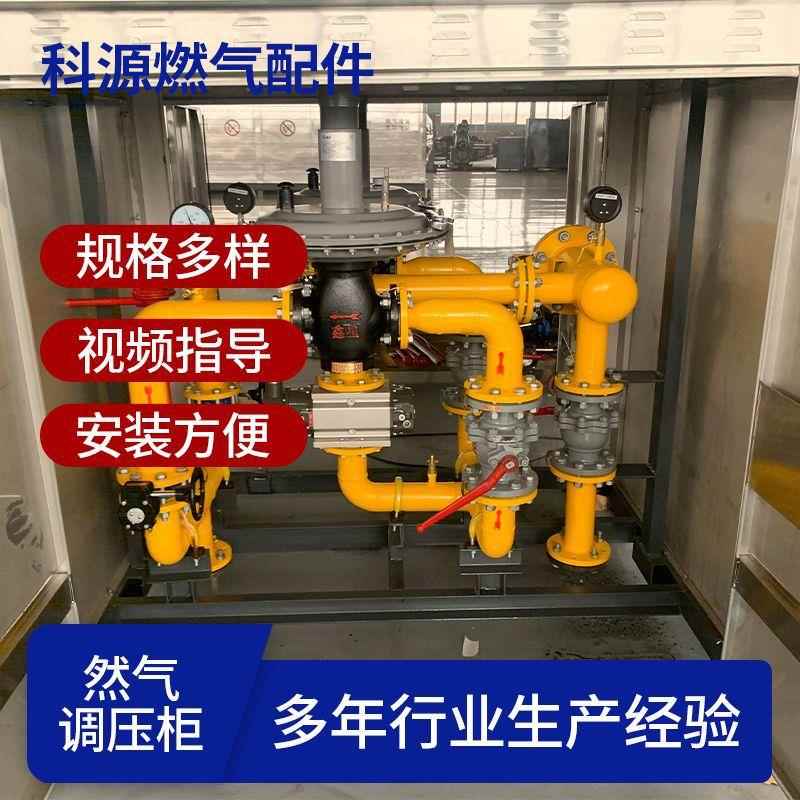 天然气调压阀组调压装置自闭阀柜撬减压阀