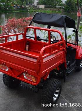 厂家直销200CC沙滩车四轮越野车全地形车带拖斗雪地车农夫车UTV