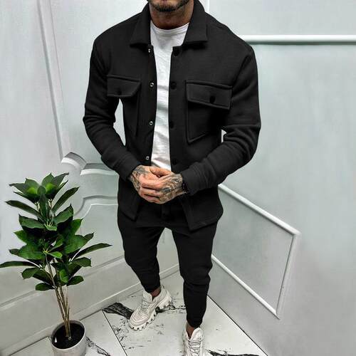 Large men's suit with two jackets and pants