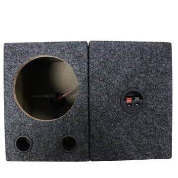 6.5寸汽车音响喇叭方形木箱空箱/低音箱/箱体/试音箱
