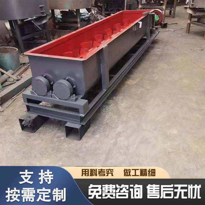供应双轴煤泥打散搅拌机卧式双轴黏土污泥搅拌机有机肥饲料搅拌机