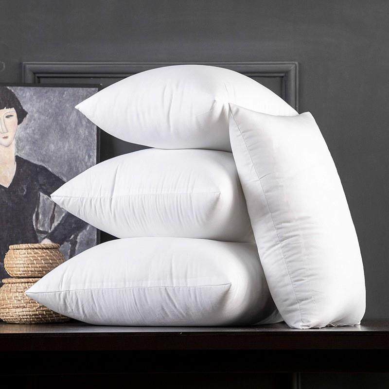 厂家纯白加厚磨毛布靠垫芯抱枕芯实充PP棉靠枕芯抱枕内胆芯子