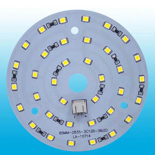 低压12V/24V直流LED灯圆形灯板地摊灯电瓶灯替换光源DIY灯芯配件