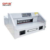 A4电动切纸机330mm桌面式 标书图文广告厚层数显桌面式 裁纸机