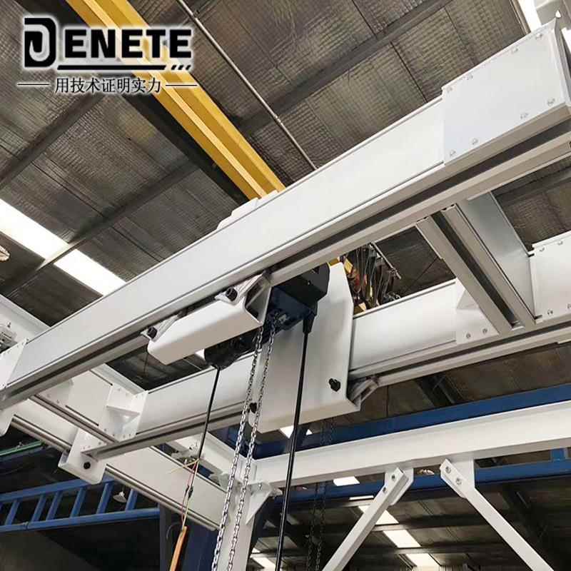 双梁轻型铝合金轨道起重机实验室使用智能行吊洁净室起重机