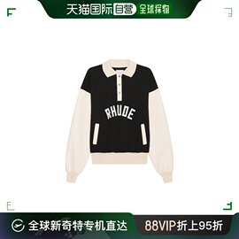 香港直邮潮奢rhude男士xautomobililamborghini凸纹polo衫