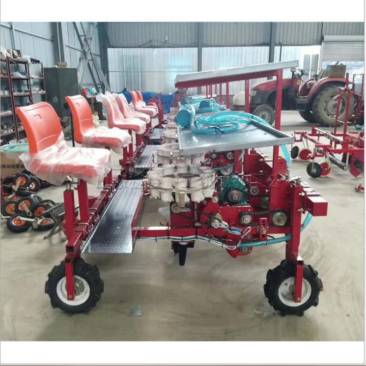 汽单行生ny0336菜苗定植机2行灌座驾式菊花栽苗起机可垄油滴种辣