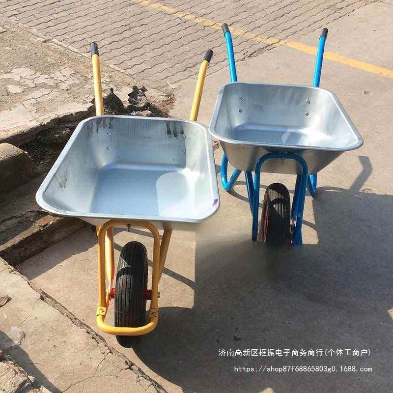 轮小车工独地推花园推沙泥轮手推QUC车垃圾农用独工具手推车