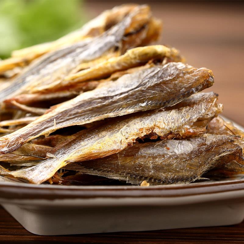 新品香酥小黄鱼干黄花鱼干香烤即食海鲜零食小鱼仔干炸海鲜小吃鱼