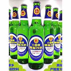 鹤岗小香槟 老字号爽花牌 东北特产怀旧汽水玻璃瓶饮料 3瓶包邮