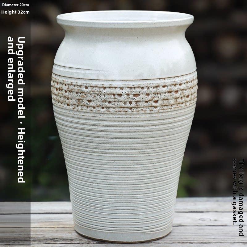 大型多肉花盆陶瓷三角梅专用花盆家庭阳台九尾狐绿色植物透气粘土