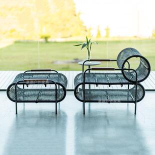 户外沙发阳几休组合防水防晒露天民宿花园庭229院别墅台闲茶藤编