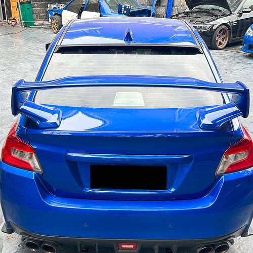适用斯巴鲁WRX STI VA 2015-2021尾翼顶翼扰流板外饰跨境改装