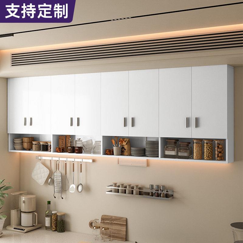 挂墙式储物柜 简约现代吊柜 可客制化 厨房卧室适用