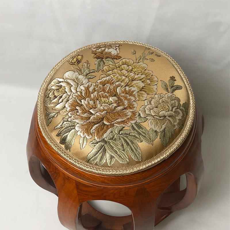 防滑自吸式圆形坐垫圆垫子椅垫屁股垫圆板凳垫圆鼓凳垫加厚圆王金