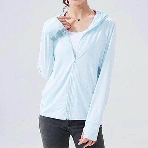 Sun Protection Hooded SPF UV Jacket Long Sleeve Fishing
