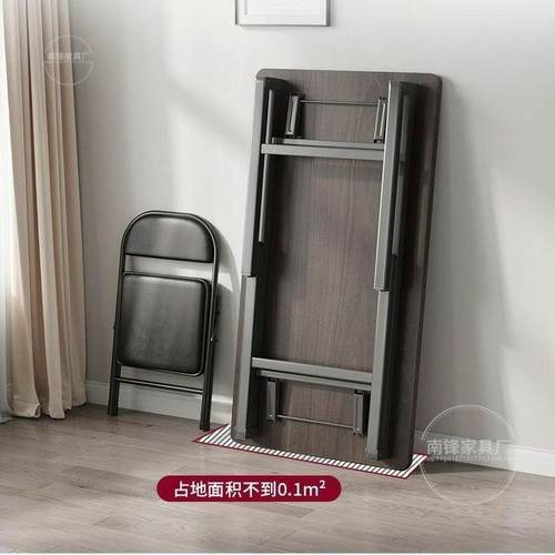 吃安装折叠IVB桌子电脑桌长条免桌饭折叠式桌子出租房夜市摆摊写