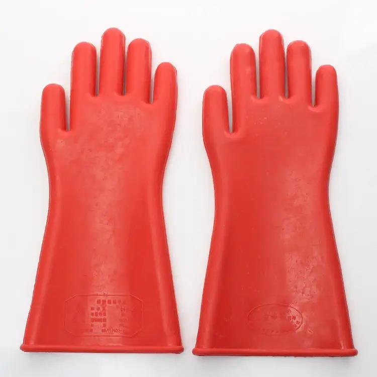 带电作业力用QHV橡胶套耐压电手工防护手套手电施工10kv绝缘套