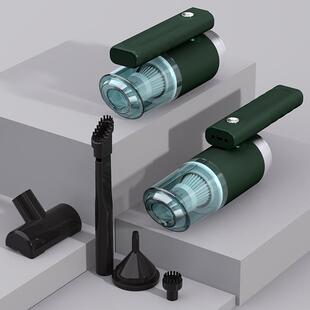 便携车新式 款 车载吸尘器吹吸体手持一无线超375强吸力家用折叠式