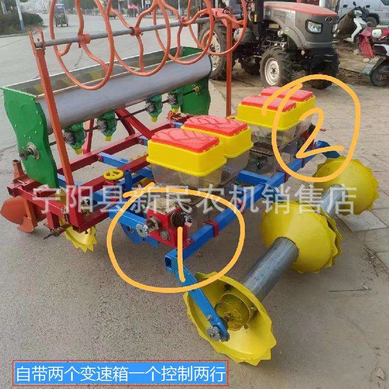 花生起垄播种机垄上播种花生精播机带施肥滴灌带架子一体机