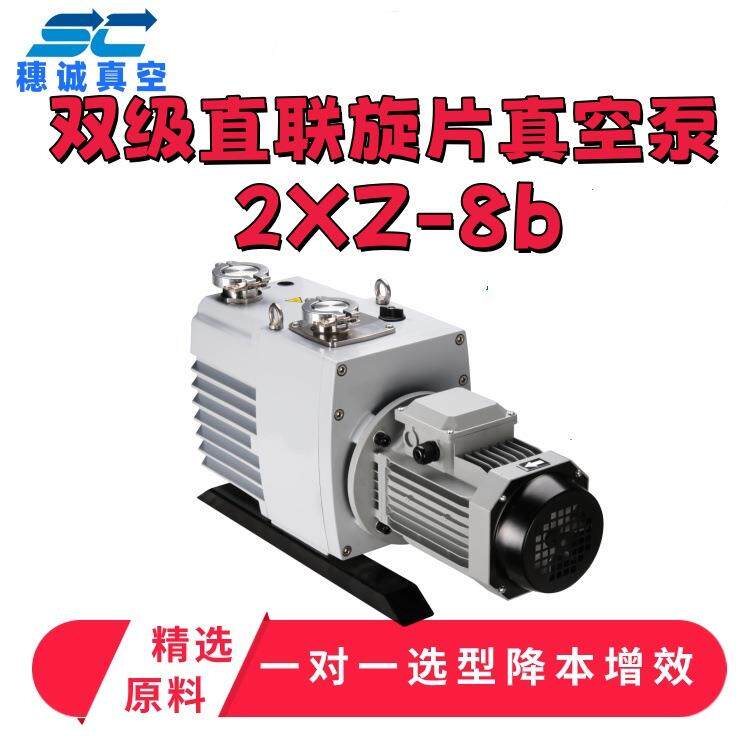 双级直联旋片真空泵2XZ-8b运行稳定操作简单耐造穗诚