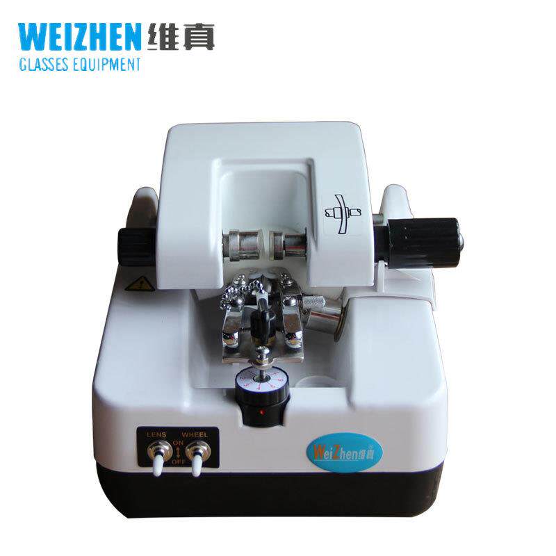 WZ-JP800A半框镜片开槽机不锈钢拉丝机无框眼镜片加工设备