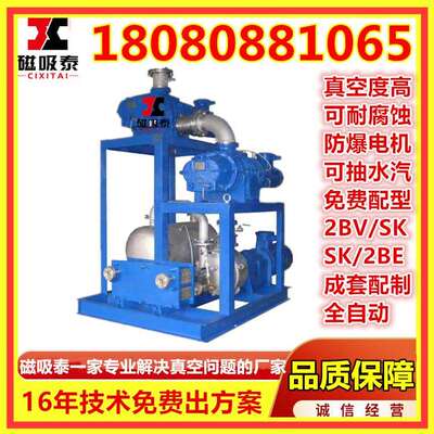 JZJ2B300-2.2.1真空机组ZJP300+50+70罗茨泵2BV5111水环真空系统