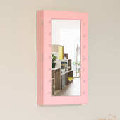 店挂墙式 商场服装 试衣穿衣镜 壁挂家用大容量首饰收纳镜柜 欧式