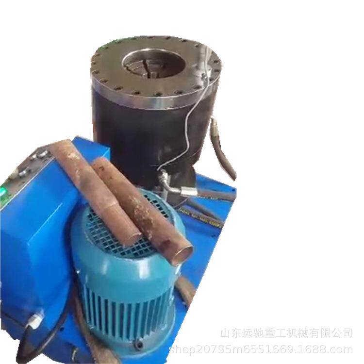 管端成型机钢管缩口机 大棚锁管机 自动扣管机