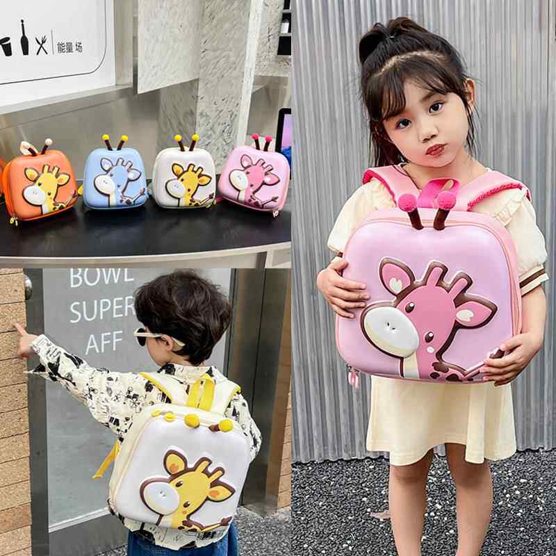 2025新款儿童书包卡通小鹿男宝宝可爱双肩包小女孩子幼儿园背包包