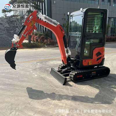 小型挖掘机 微型挖机钩机 抓木器 excavators众源10型履带挖掘机