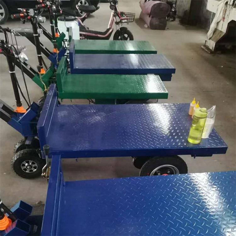 手推车仓储物流推车仓库搬运车工地小拖车电动搬运拉货车